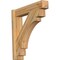 Ekena Millwork Merced Rough Sawn Craftsman Outlooker, Western Red Cedar, 6"W x 28"D x 28"H OUT06X28X28MRC04RWR - alternate 1